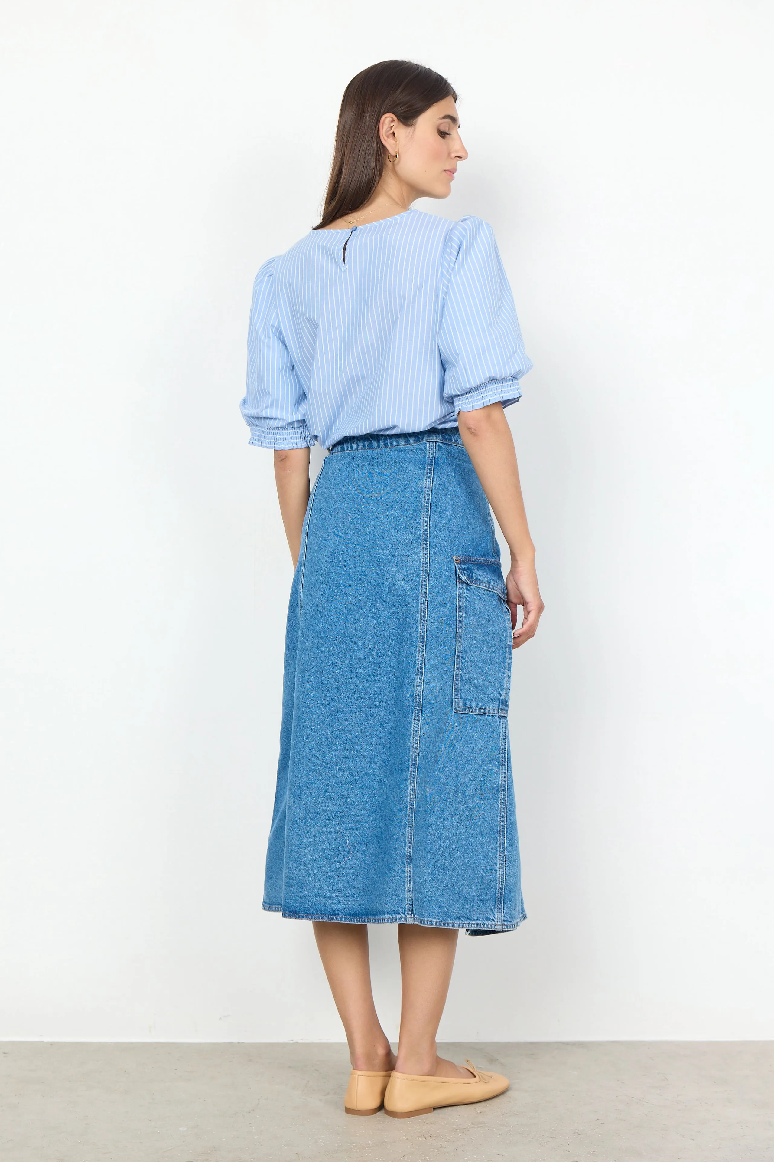 40522- Blue Dione Blouse - Soya Concept