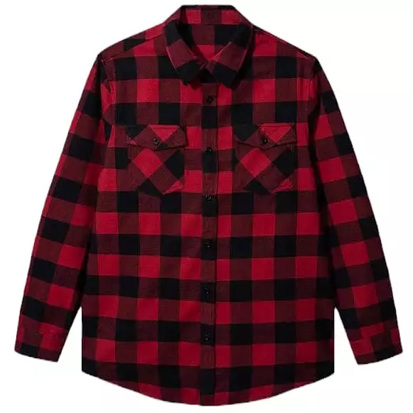 Anti Social Social Club ASSC Basket Rack 3M Flannel (Red/Black)