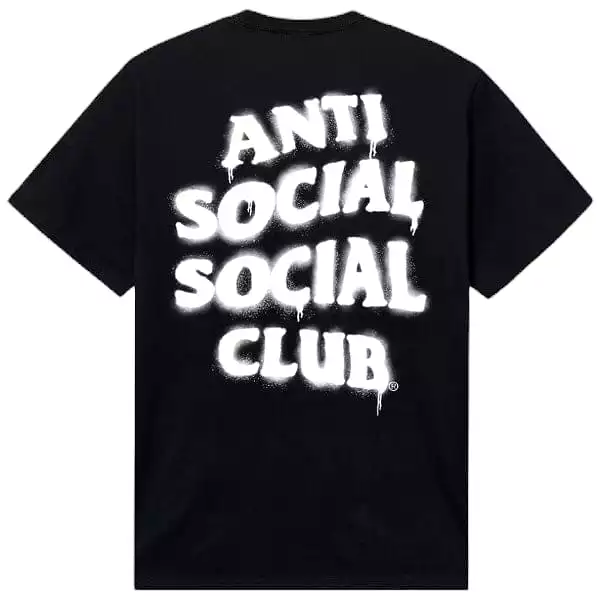 Anti Social Social Club ASSC X 2 Tone Burn It Down Tee (Black)