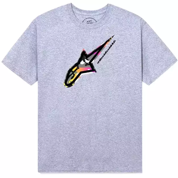 Anti Social Social Club ASSC x Alpinestars Apex Tee (Heather Grey)