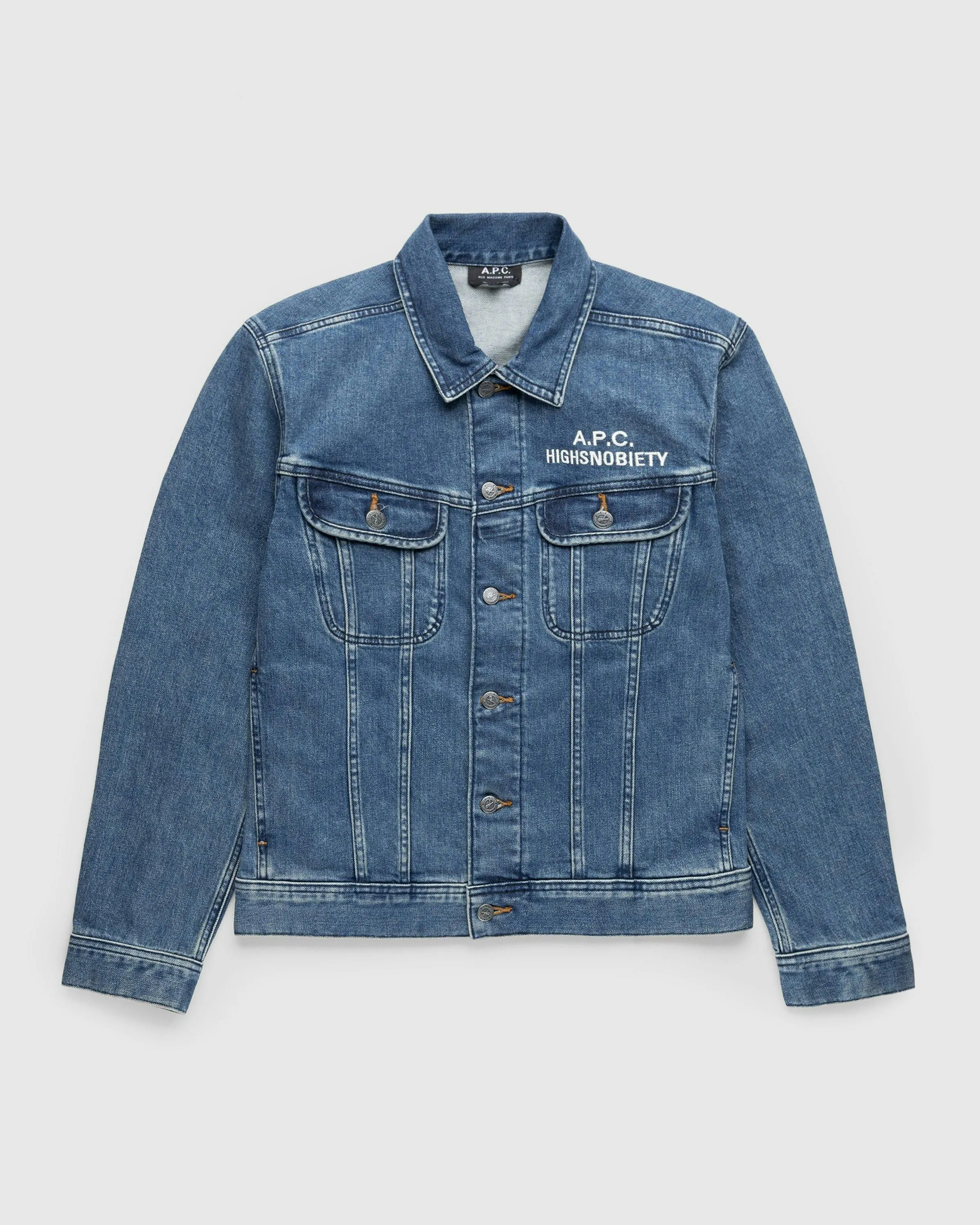 A.P.C. x Highsnobiety – Neu York Jean Jacket Blue | Highsnobiety Shop