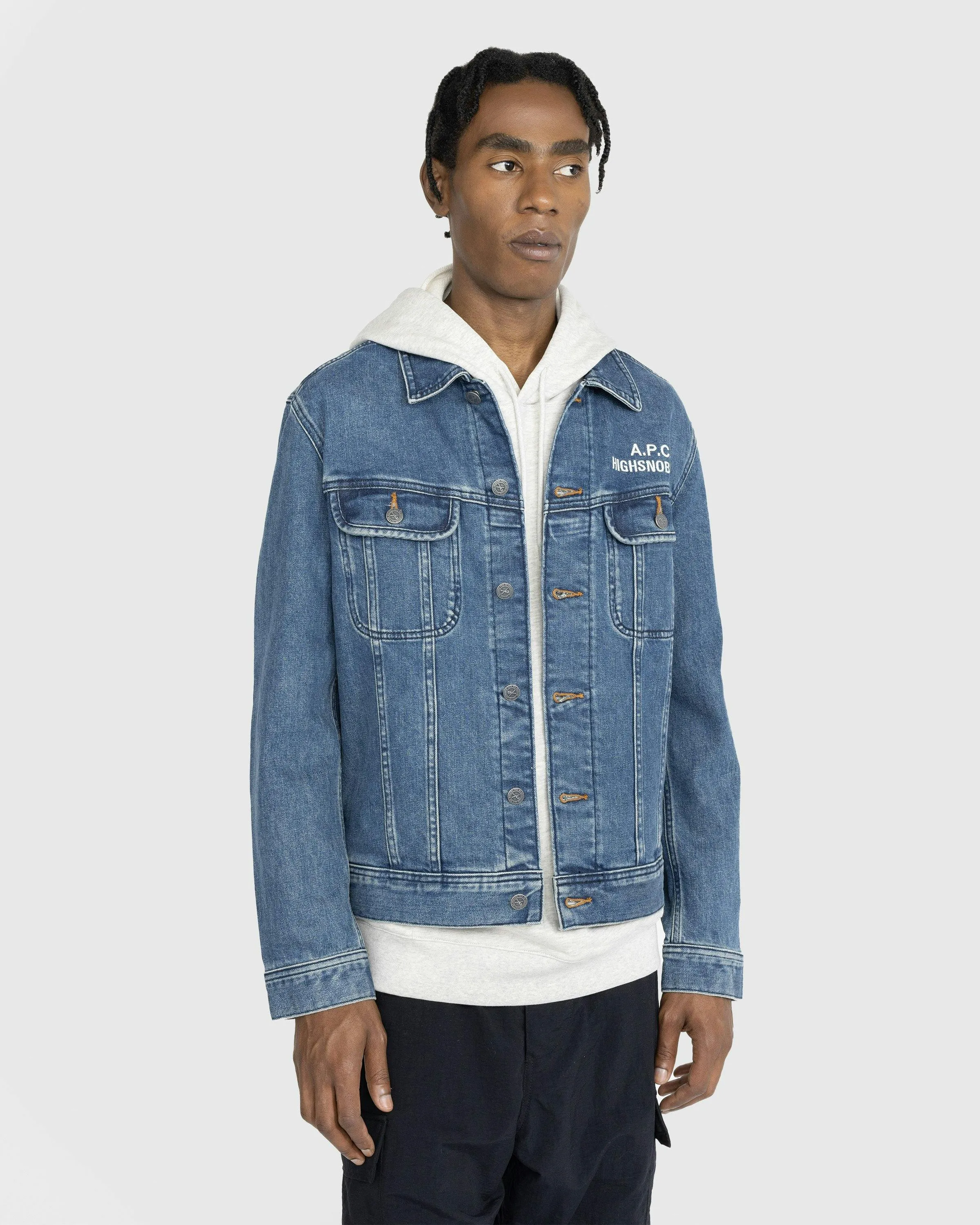 A.P.C. x Highsnobiety – Neu York Jean Jacket Blue | Highsnobiety Shop