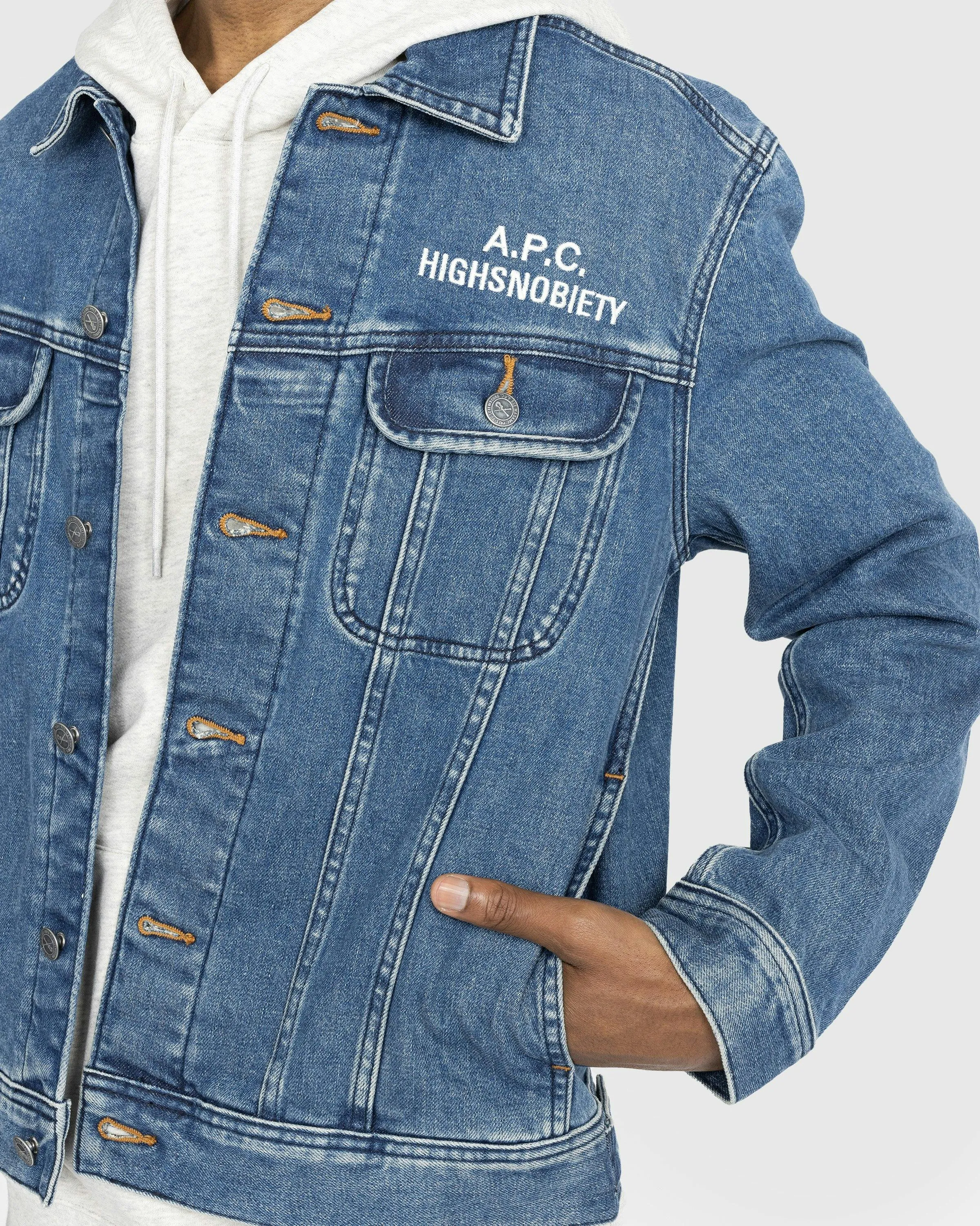 A.P.C. x Highsnobiety – Neu York Jean Jacket Blue | Highsnobiety Shop