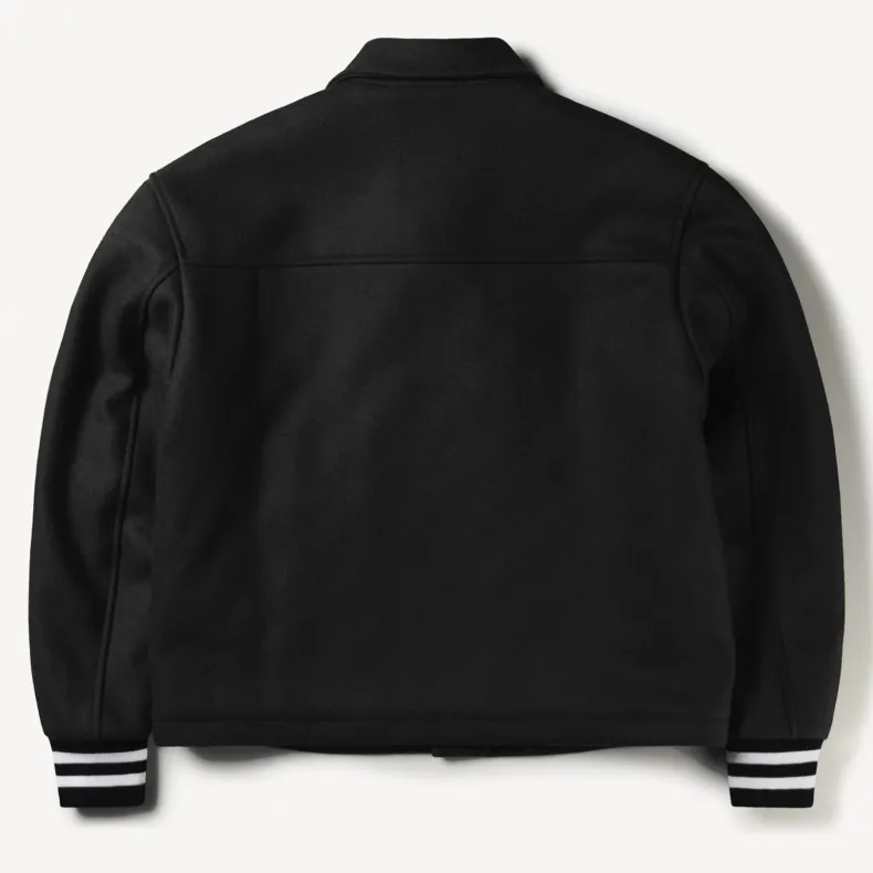 Aries Wool Varsity Jacket (Black)