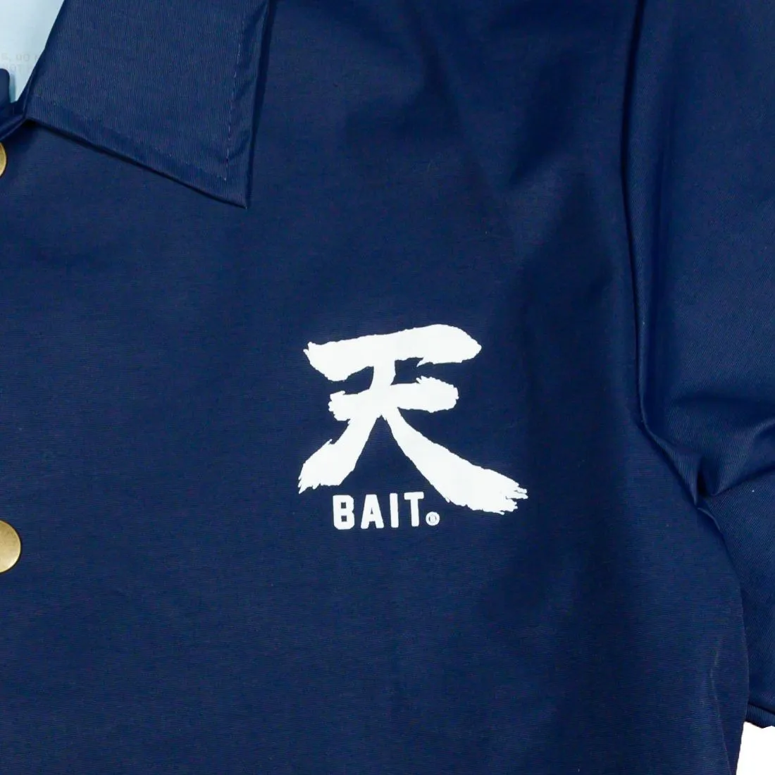 BAIT x Street Fighter Men Akuma Coaches Jacket (navy)