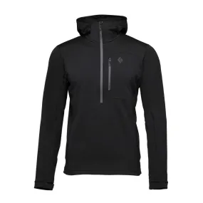 Black Diamond Men's Coefficient Quarter Zip Fleece Hoody