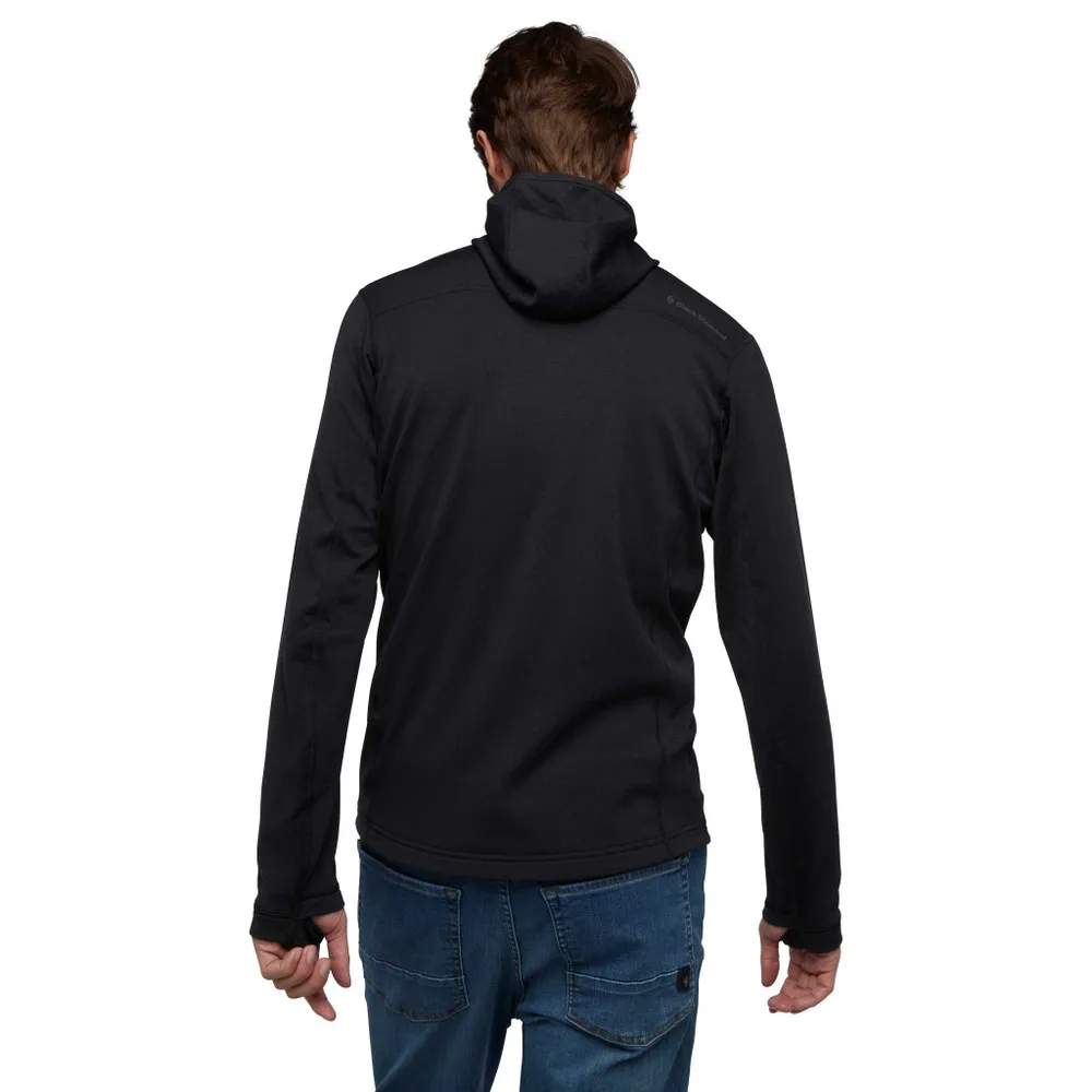 Black Diamond Men's Coefficient Quarter Zip Fleece Hoody