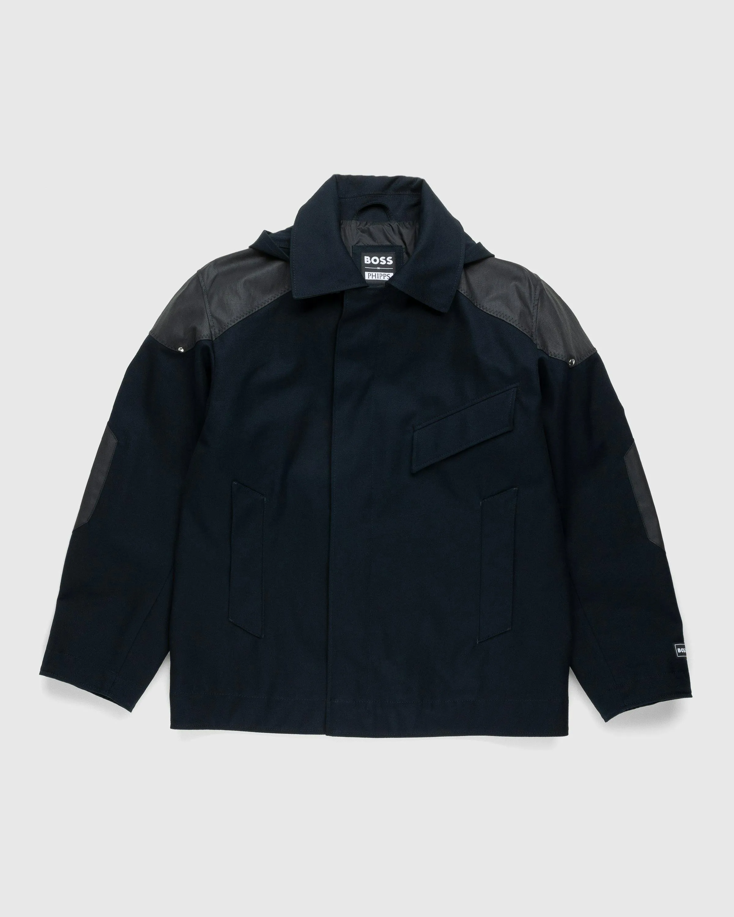 BOSS x Phipps – Water-Repellent Jacket Dark Blue | Highsnobiety Shop