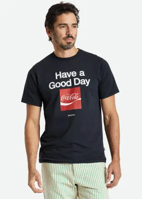 Brixton x Coca Cola Men's Good Day T-Shirt Black