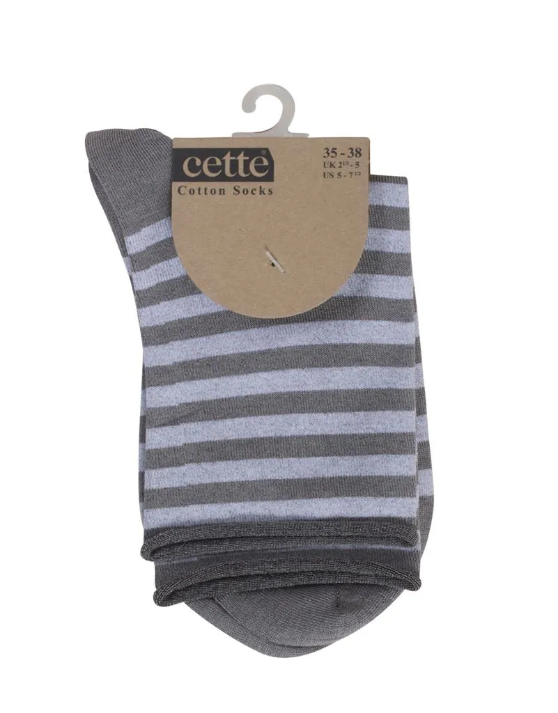 Cette Clearance Stripes  Socks  235-12