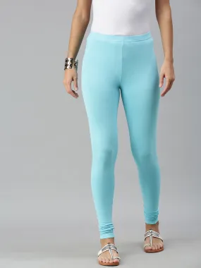 Churidar Leggings-Sky Blue