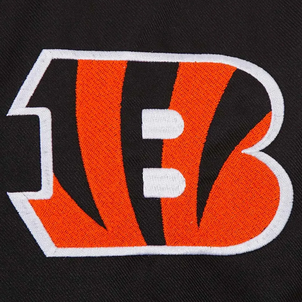 Cincinnati Bengals Black Varsity Wool Jacket