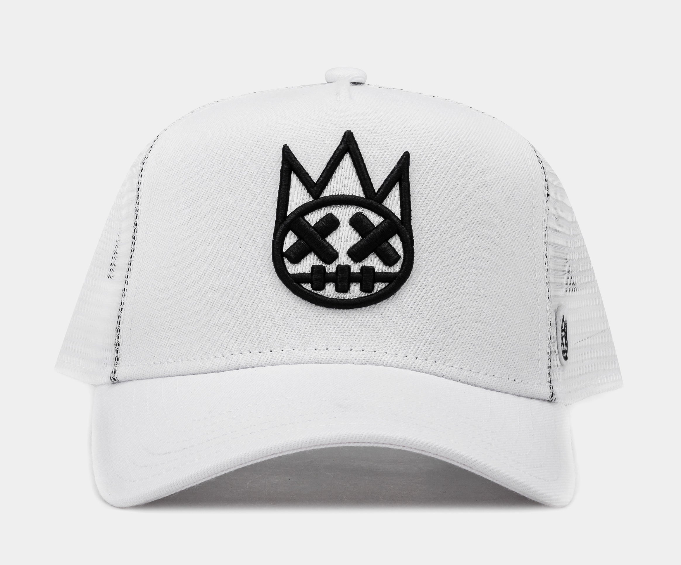 Clean Logo Mesh Trucker Mens Hat (White)