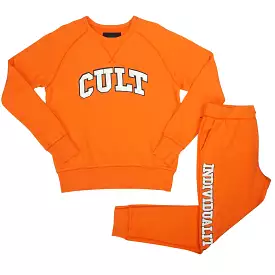 Crewneck Fleece Logo Set (Orange) /D6