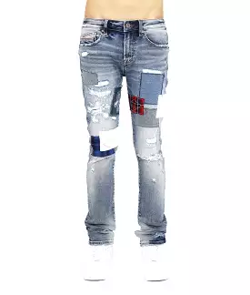 Cult Of Individuality 7 Year Sand Skinny Jeans