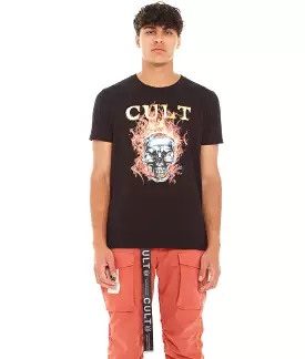 Cult Of Individuality Bridges Tee (Black/Rust)