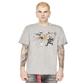 Cult of Individuality SPYS/S CREW NECK TEE Men’s - HEATHER GREY