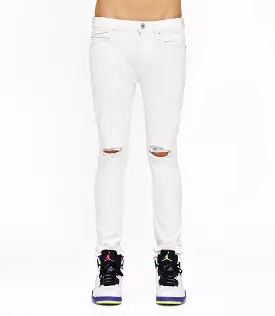 Cult Of Individuality White Skinny Stretch Jeans