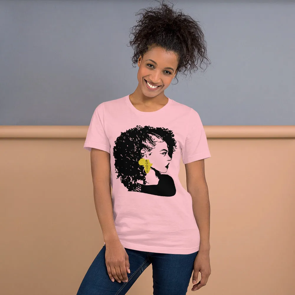 Curly Haired Black Beauty Short-Sleeve Unisex T-Shirt