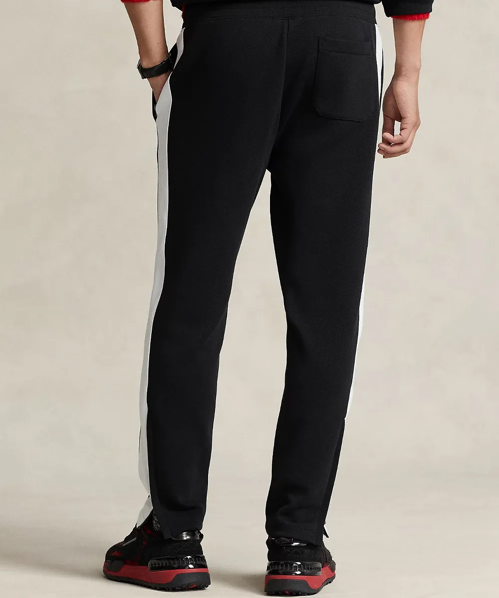 Double-Knit Mesh Track Trouser