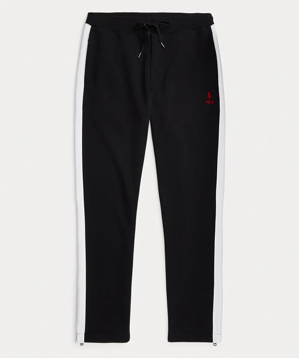 Double-Knit Mesh Track Trouser