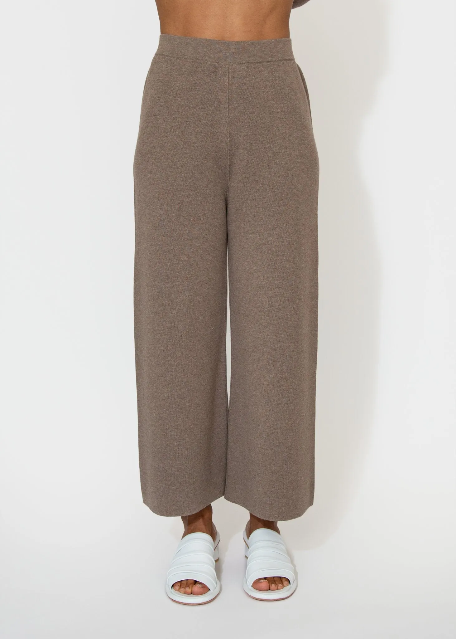 Double Knit Pants in Wood