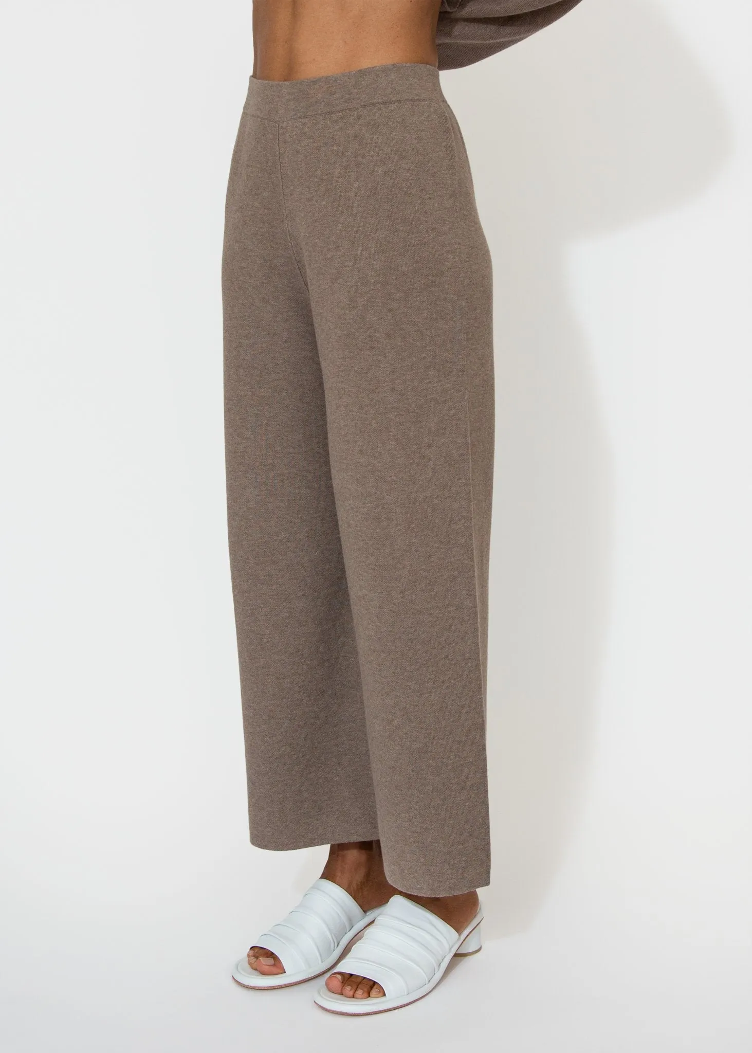 Double Knit Pants in Wood