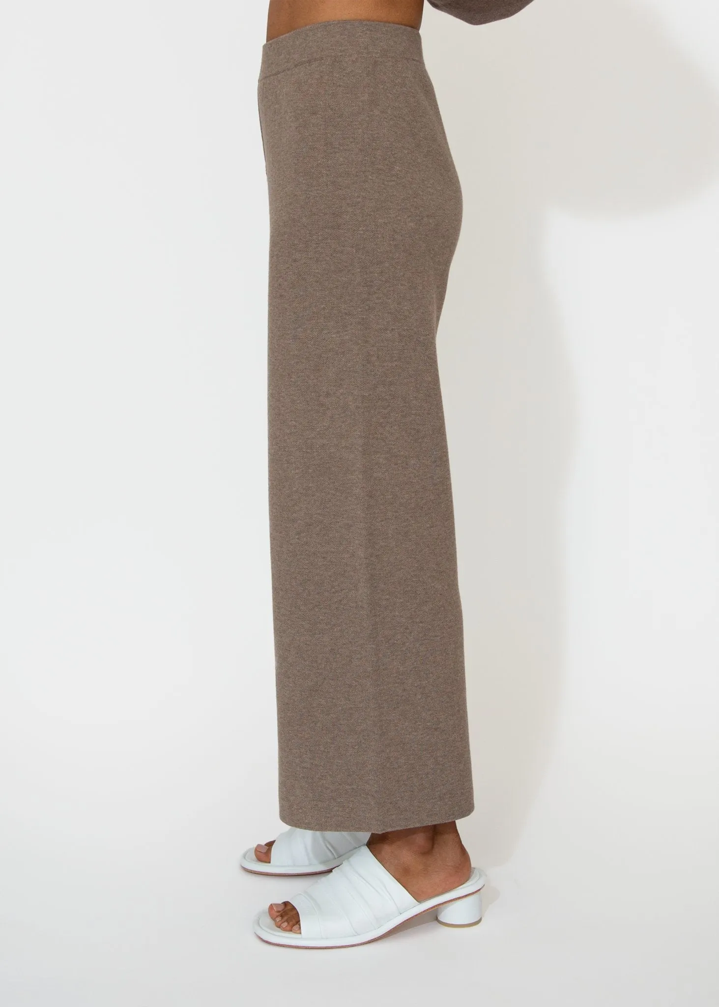 Double Knit Pants in Wood