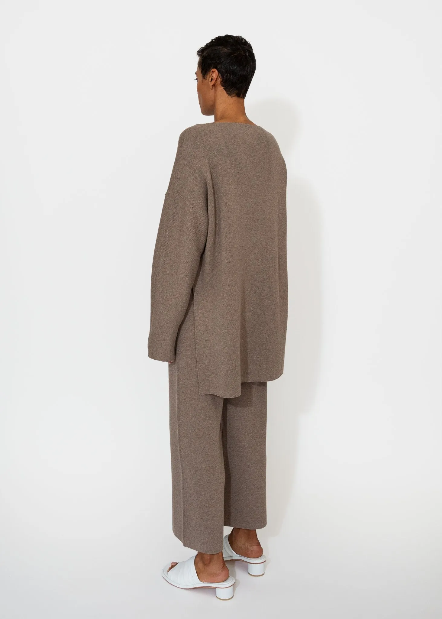 Double Knit Pants in Wood