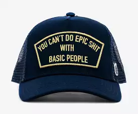 Epic Sh*t Mesh Trucker Mens Hat (Navy)