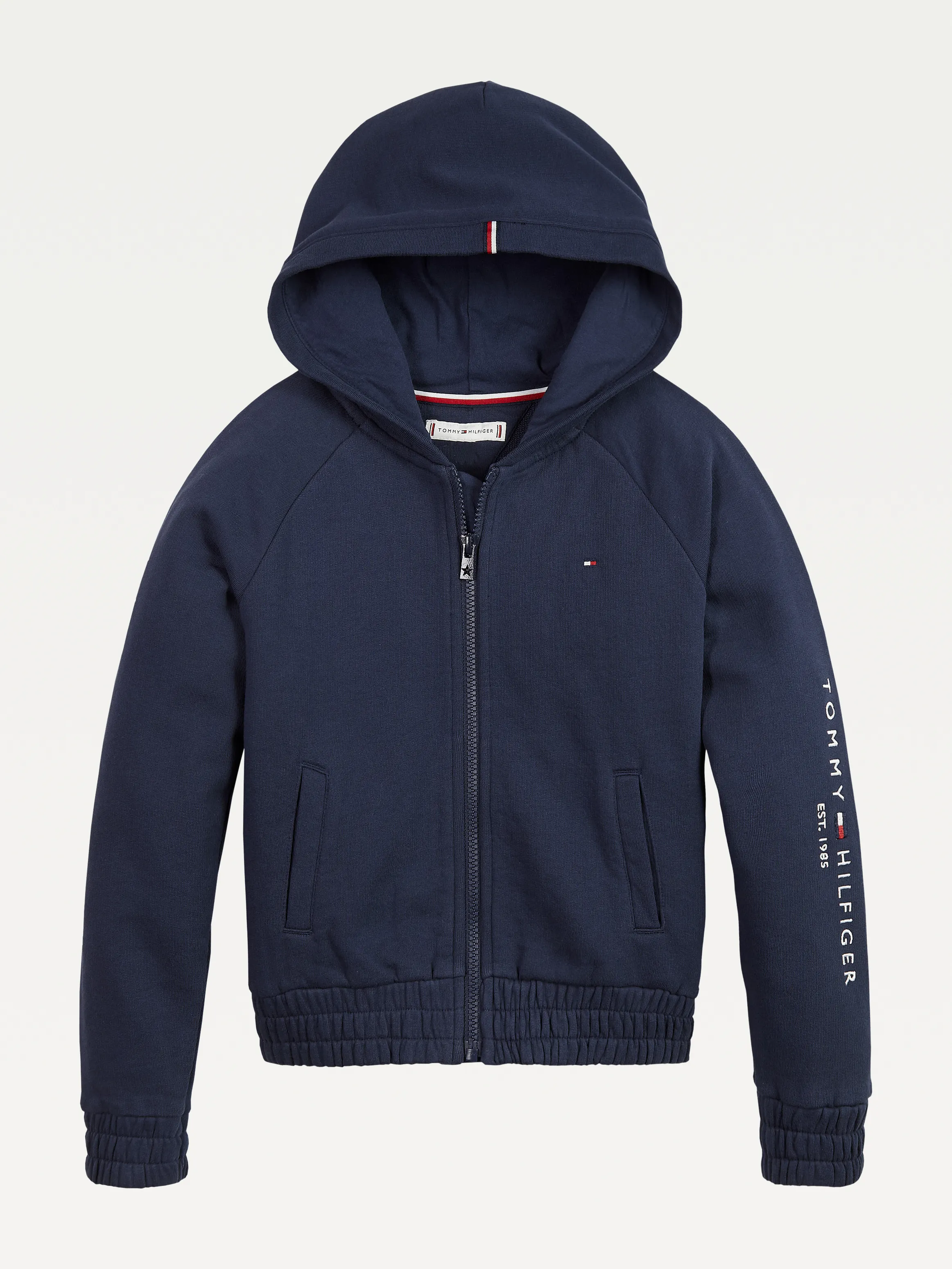 Essential Zip-Thru Logo Hoody | Hoodies | Tommy Hilfiger