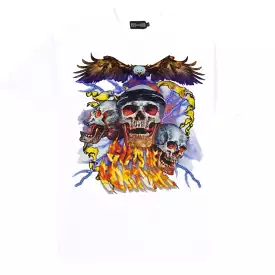 Gift Of Fortune Bad To The Bone T Shirt (White)