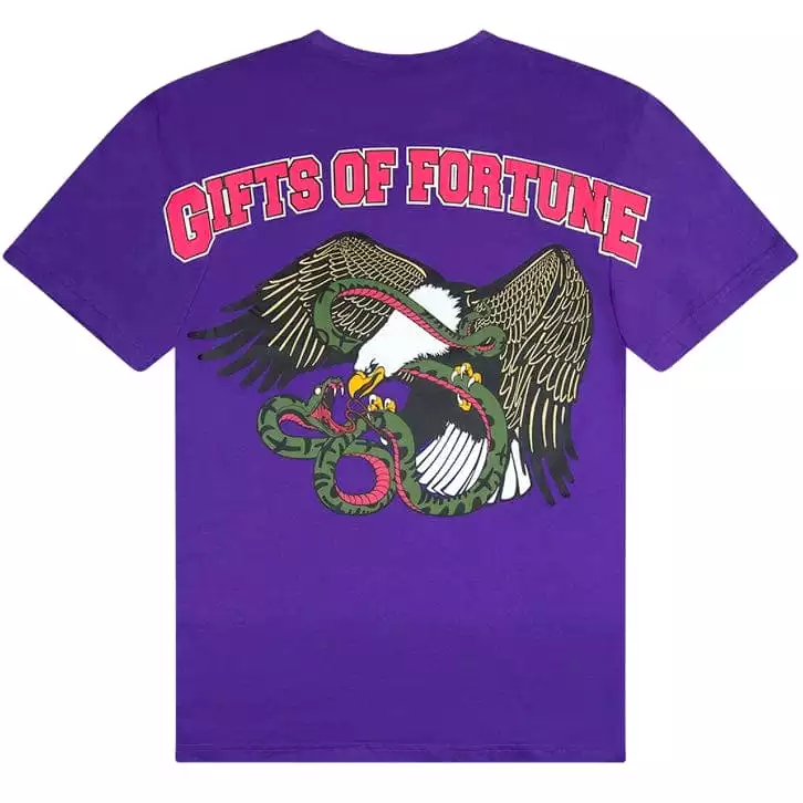 Gift Of Fortune Iron Bird T Shirt (Purple)