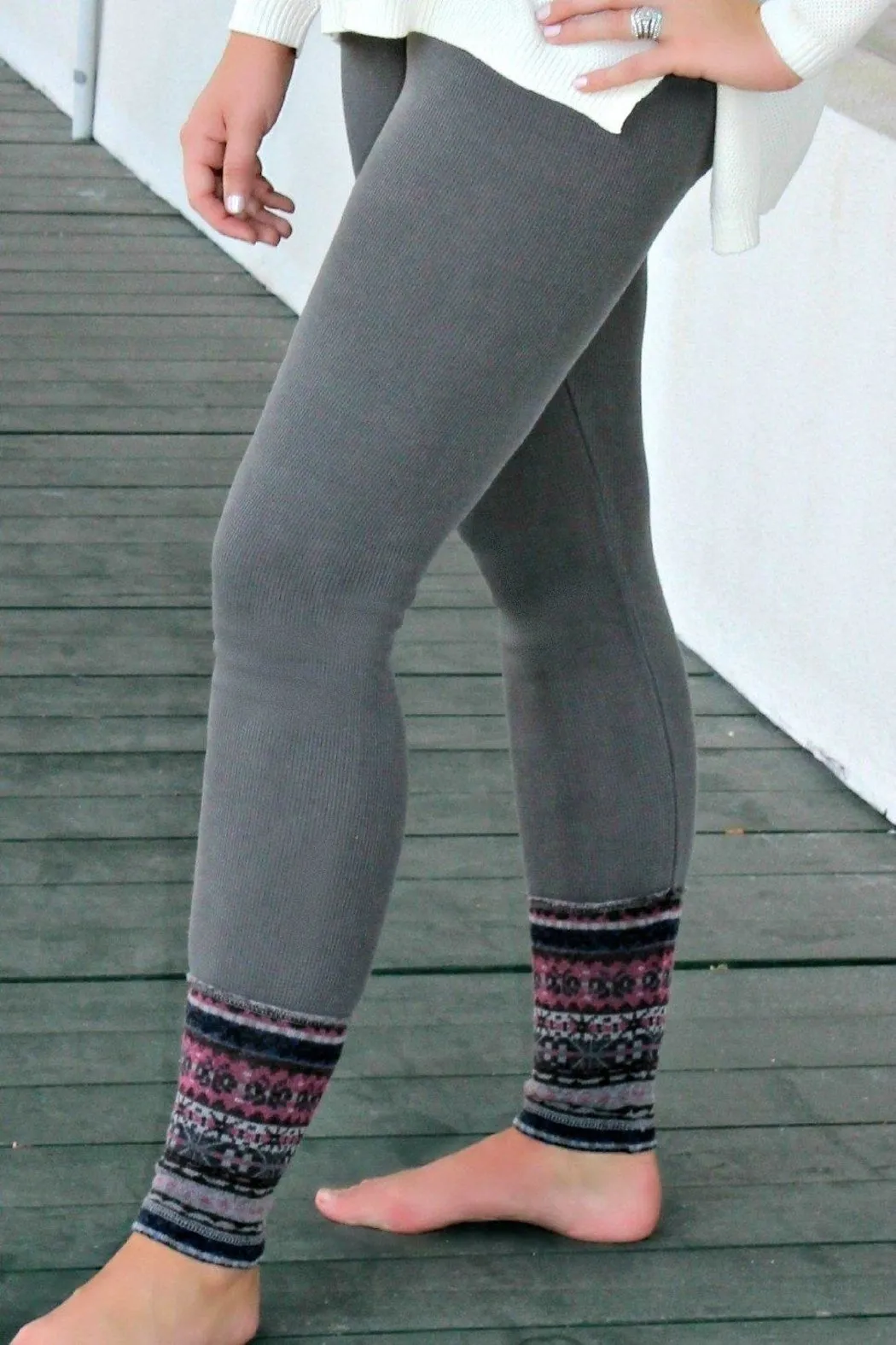 Gray Scotty Leggings