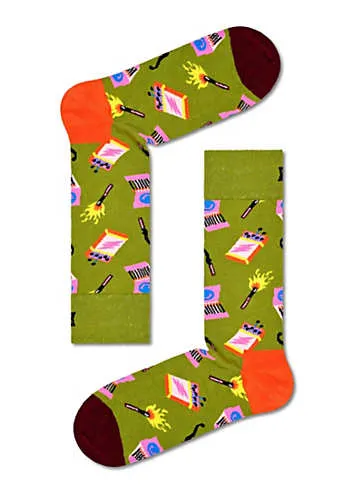 Happy Socks Pack of 7 A Wild Week Socks Gift Set | Kaleidoscope