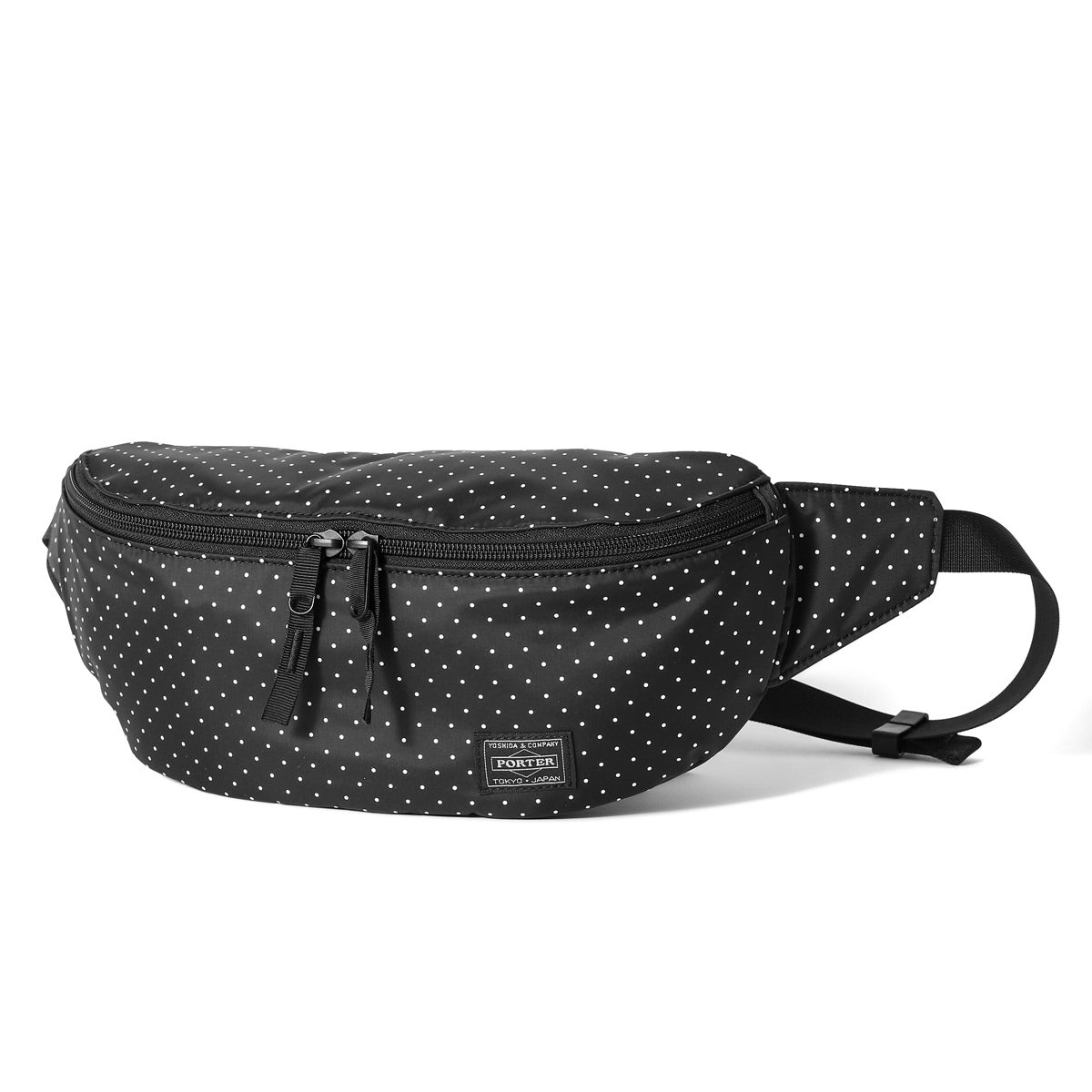 Head Porter Japan Black Beauty Dot Waist Bag