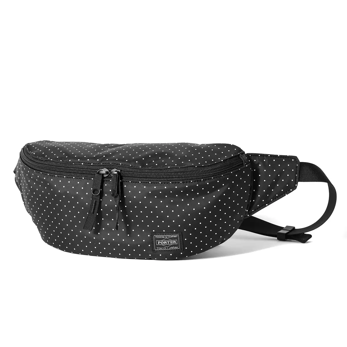 Head Porter Japan Black Beauty Dot Waist Bag