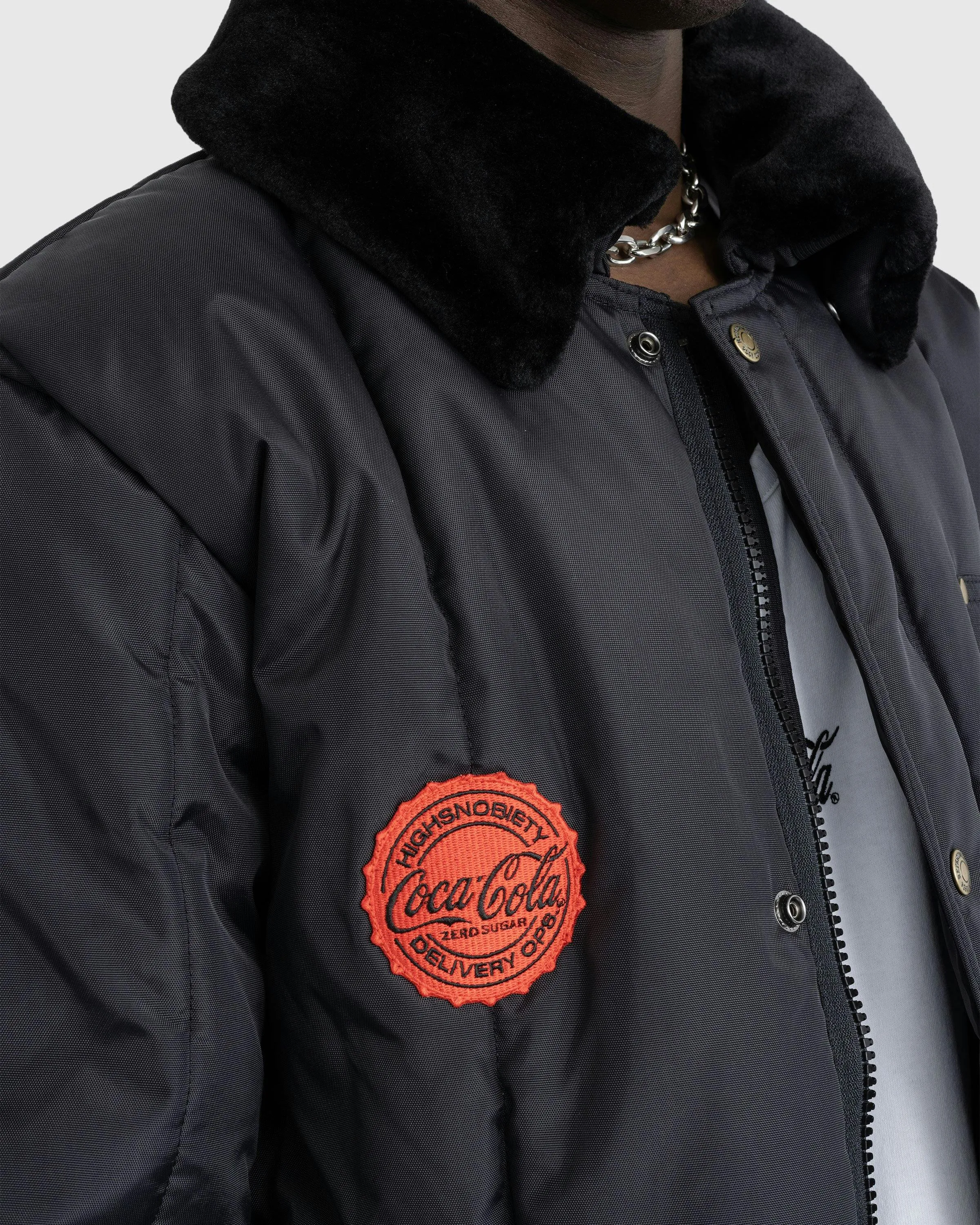 Highsnobiety x Coca-Cola Zero Sugar – RefrigiWear Iron-Tuff® Polar Jacket Black | Highsnobiety Shop