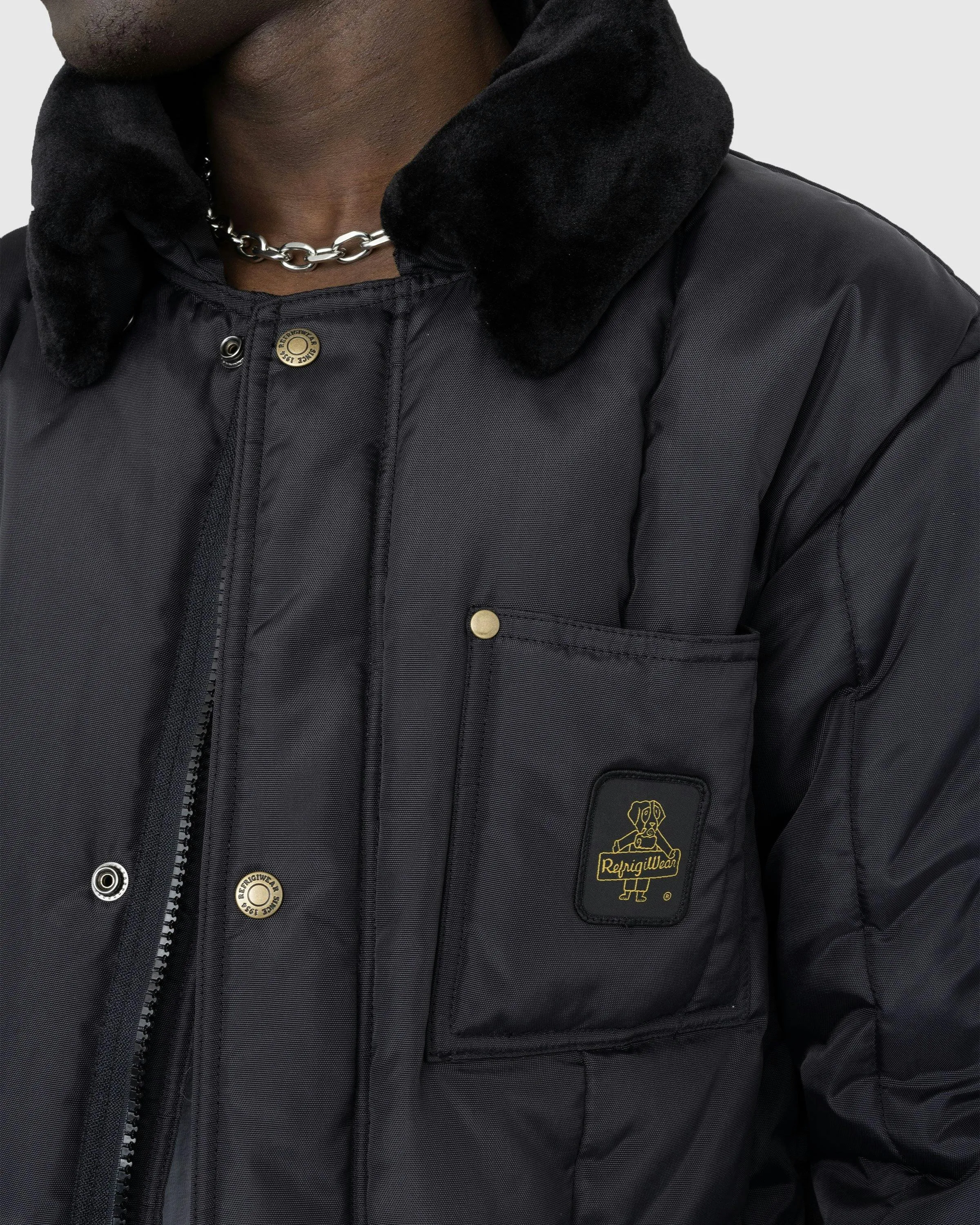 Highsnobiety x Coca-Cola Zero Sugar – RefrigiWear Iron-Tuff® Polar Jacket Black | Highsnobiety Shop