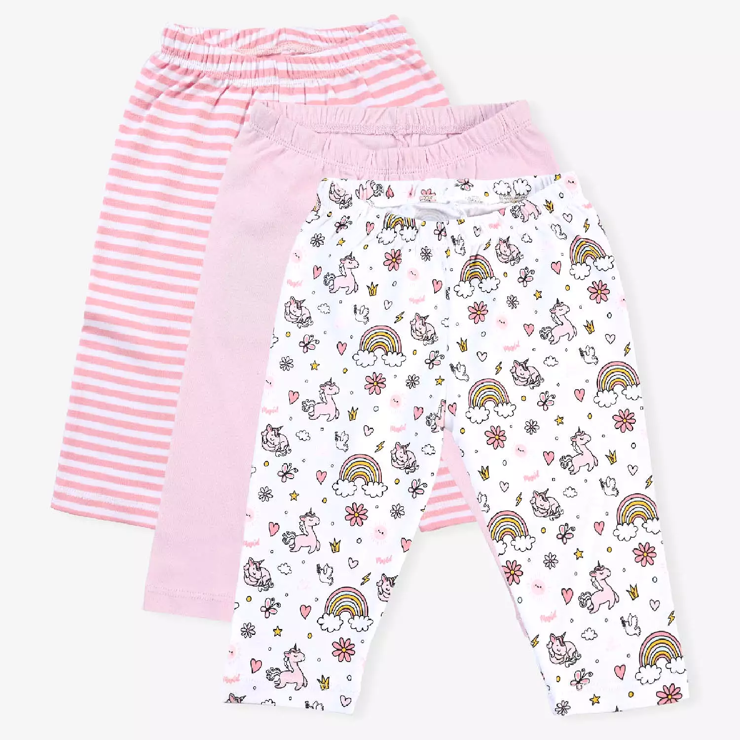 Infant Girls Cotton Poplin Pyjama Set-mIX