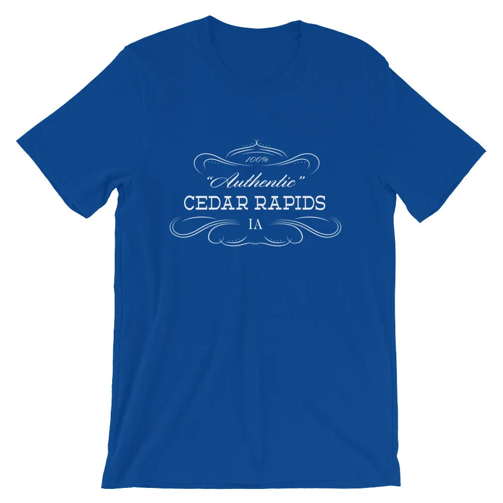 Iowa - Cedar Rapids IA - Short-Sleeve Unisex T-Shirt - Authentic