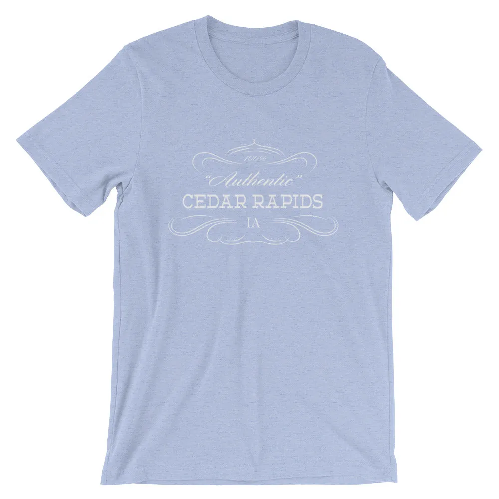 Iowa - Cedar Rapids IA - Short-Sleeve Unisex T-Shirt - Authentic