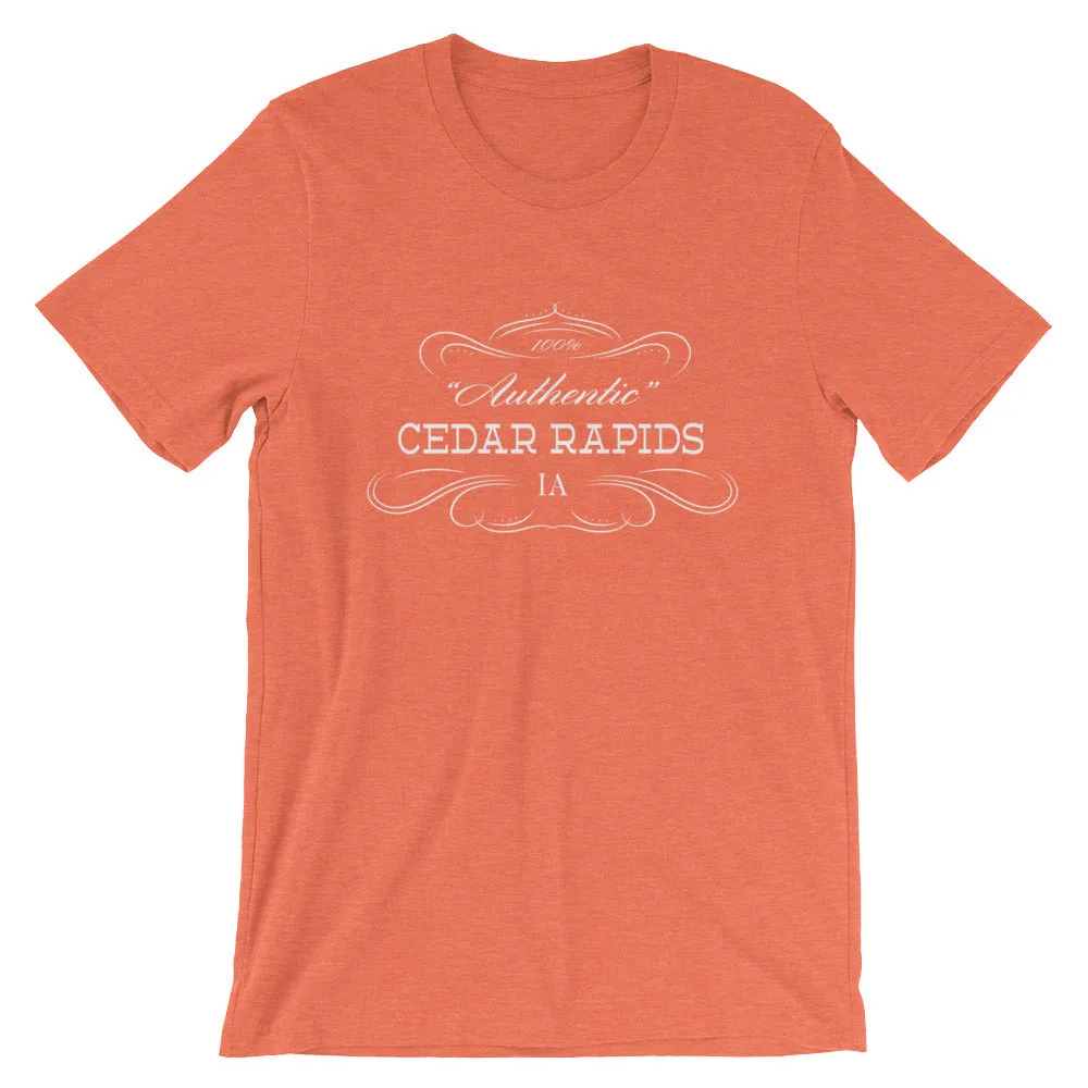 Iowa - Cedar Rapids IA - Short-Sleeve Unisex T-Shirt - Authentic