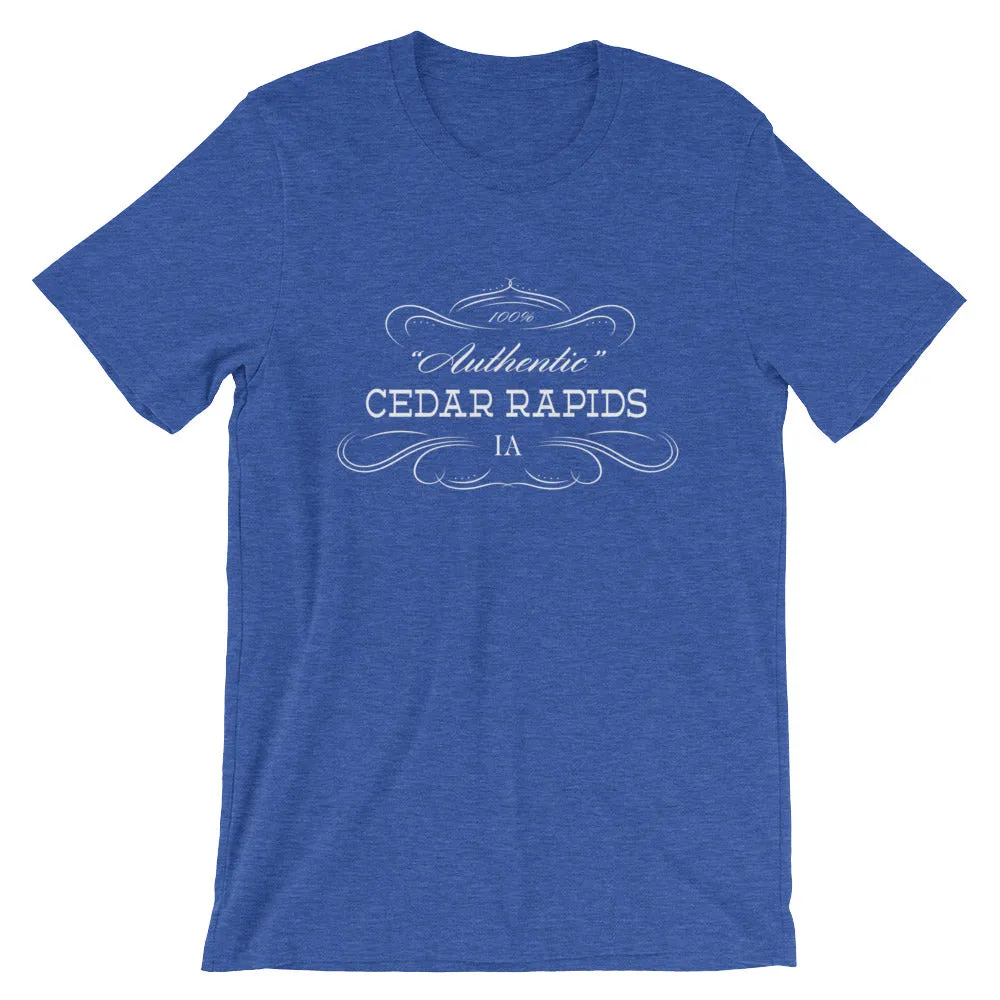 Iowa - Cedar Rapids IA - Short-Sleeve Unisex T-Shirt - Authentic