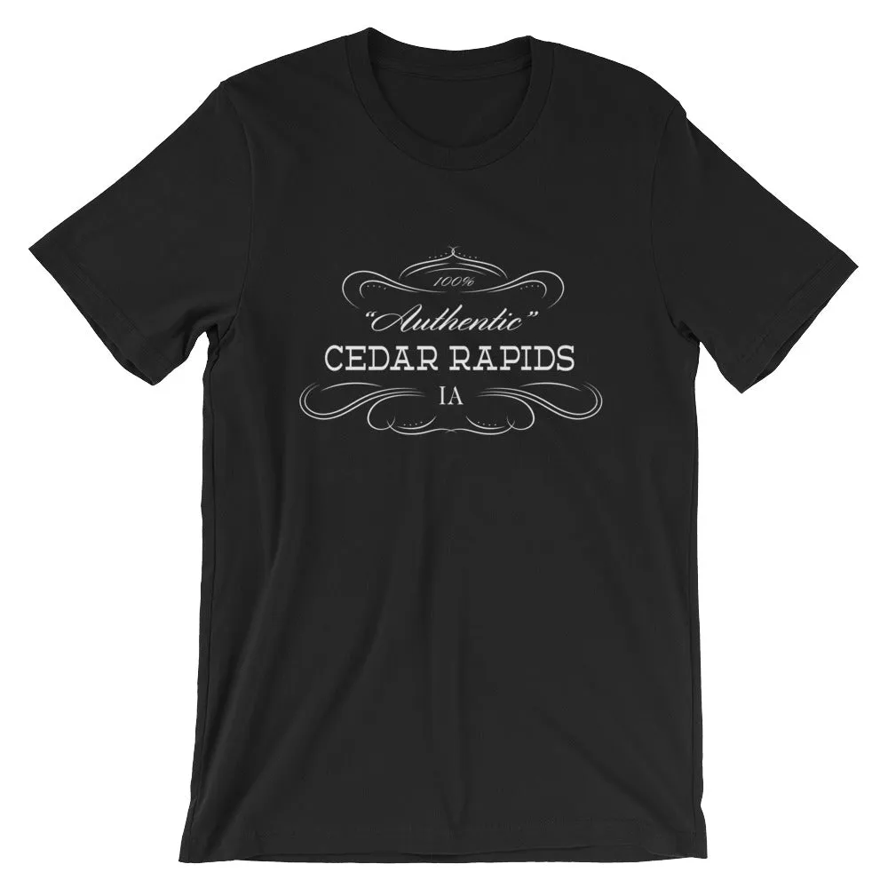 Iowa - Cedar Rapids IA - Short-Sleeve Unisex T-Shirt - Authentic