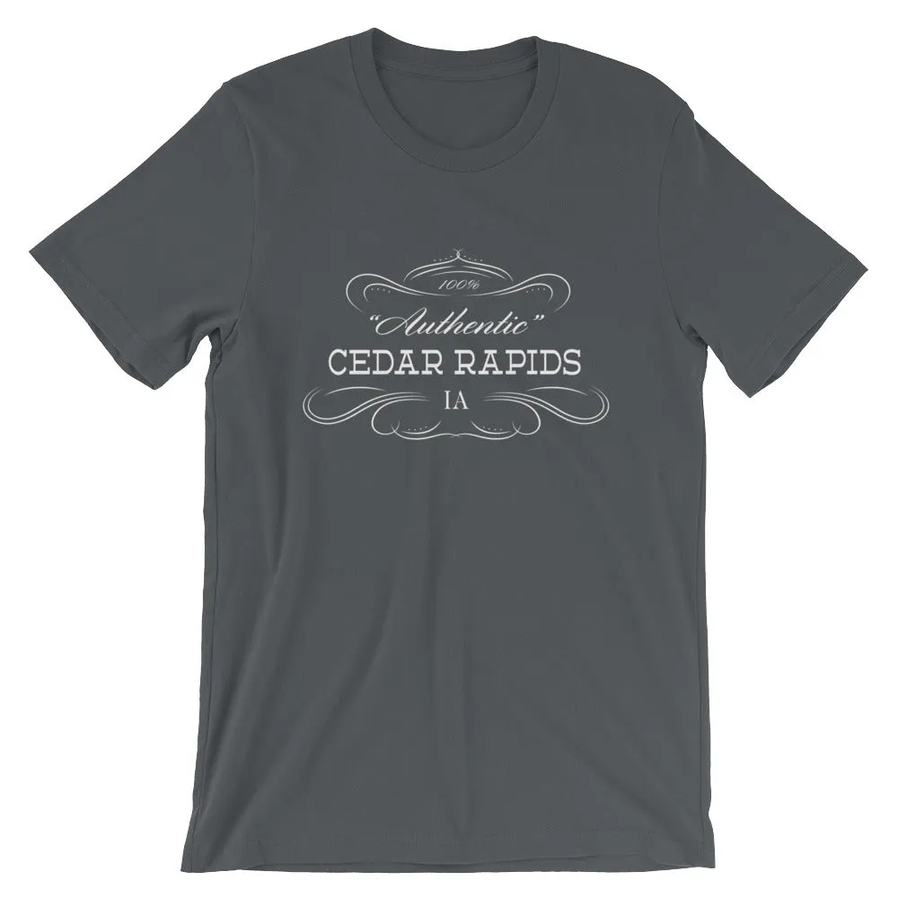 Iowa - Cedar Rapids IA - Short-Sleeve Unisex T-Shirt - Authentic