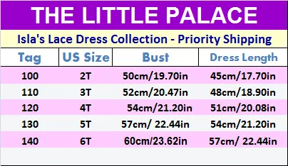 Isla's Lace Dress Collection - Priority Shipping