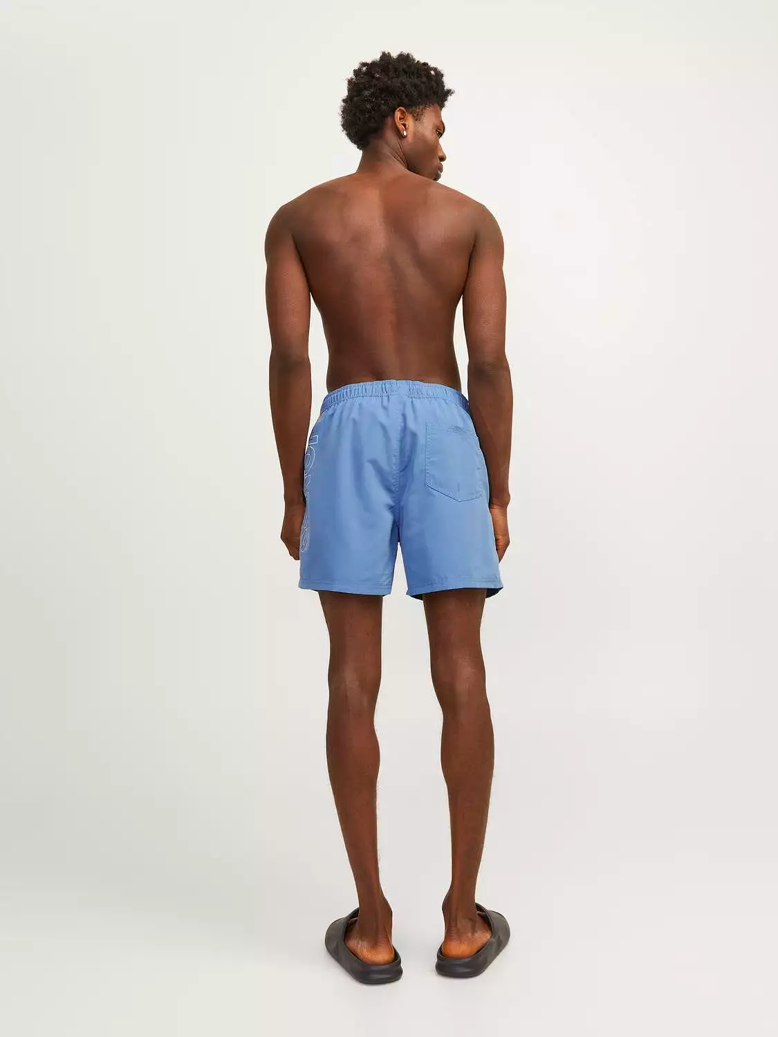 Jack & Jones Mens 'JPSTFIJI JJSWIM' Double Logo Swim Short