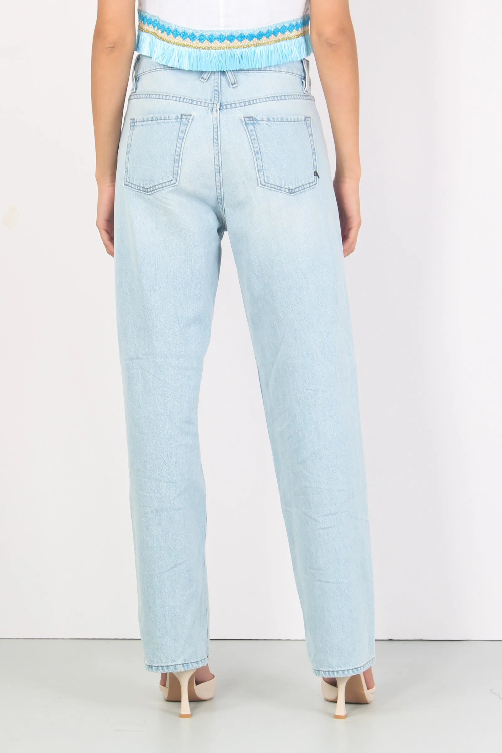 Jeans Vita Bassa Mila Sky Blue