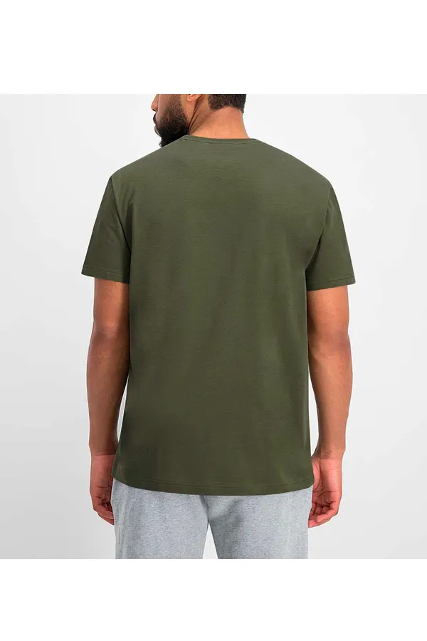 Lacoste Premium Pima Logo Tee Army